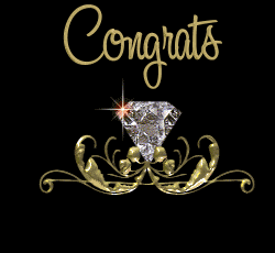 Congrats Sparkling Diamond Congratulations